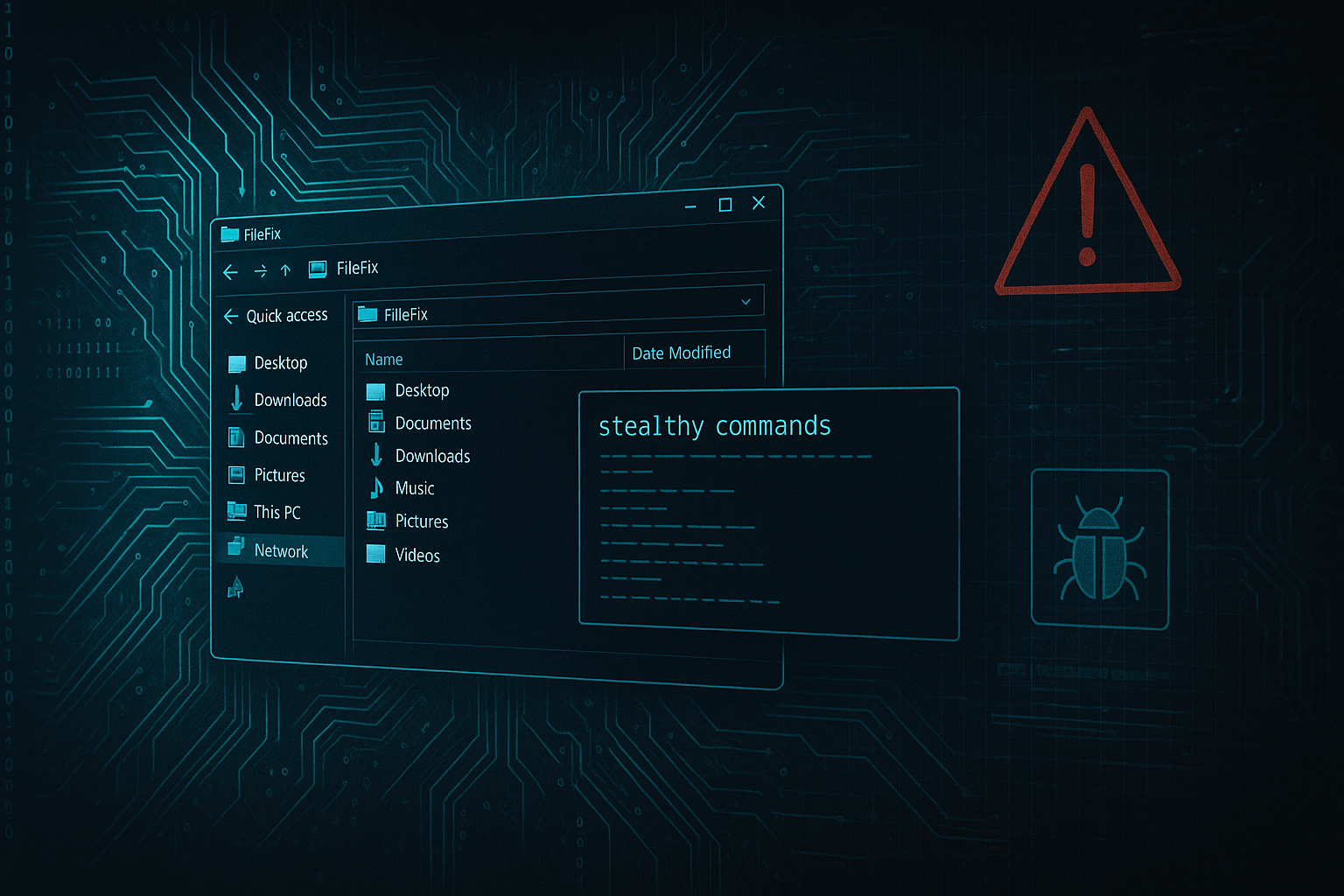 Stealthy Commands Exploited via Windows File Explorer in New FileFix Attack