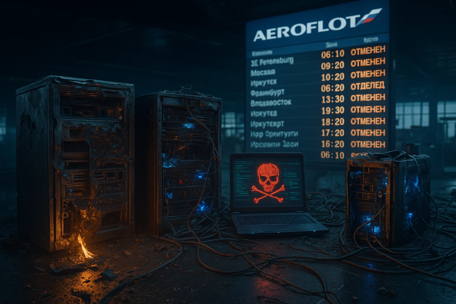 Cyberattack mot Aeroflot raderar 7 000 servrar i storattack från pro-ukrainska grupper
