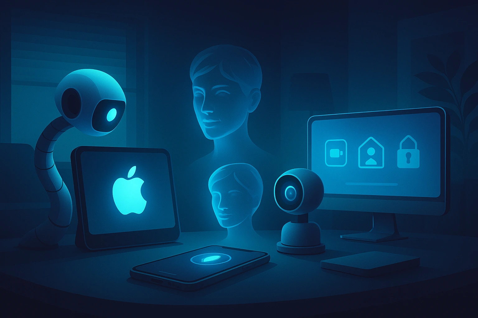 AI-Powered Home: Apple’s Lifelike Siri, Robots, Smart Displays & Security