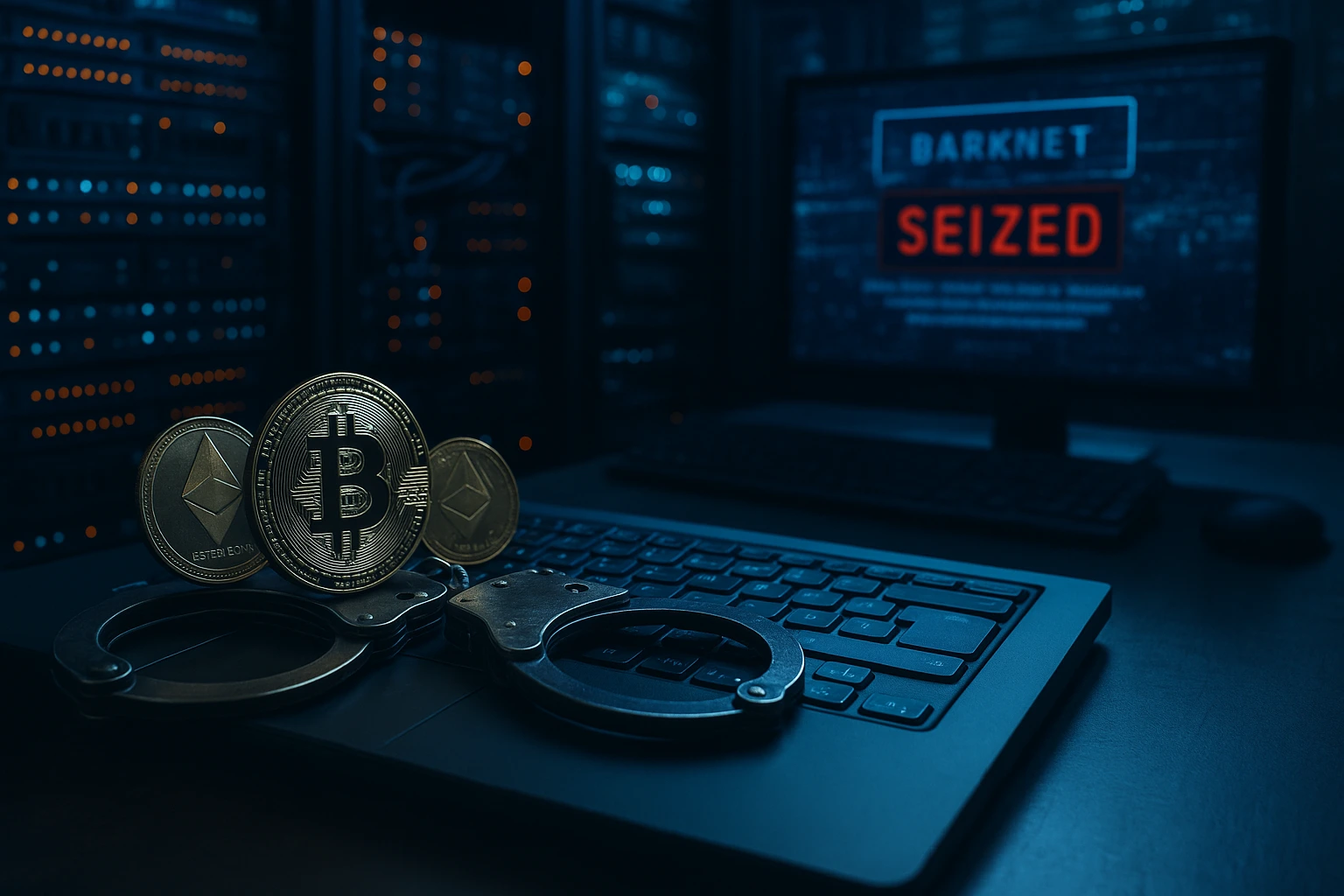 BlackSuit-Ransomware-Infrastruktur beschlagnahmt – 1 Mio. USD in Krypto und kritische Vermögenswerte sichergestellt.