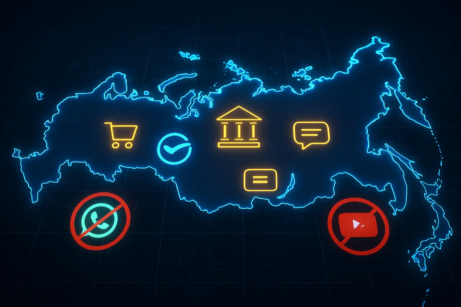 Russia App List Internet Blackouts Prioritize Local Apps Over WhatsApp