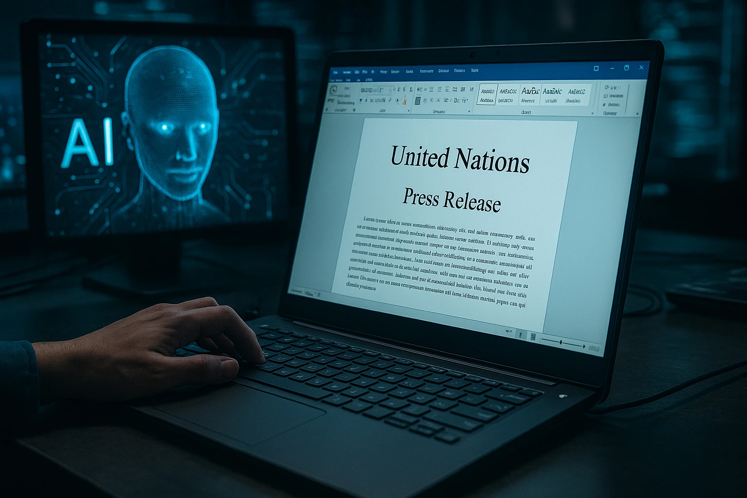AI Writes UN Press Releases as Adoption Accelerates