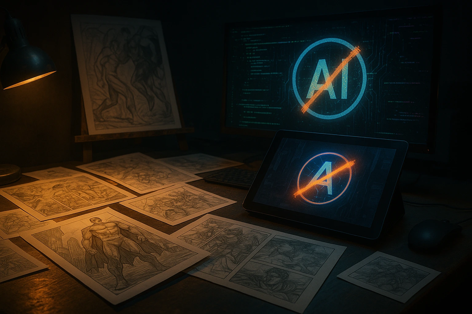DC Comics Declares War on AI Art