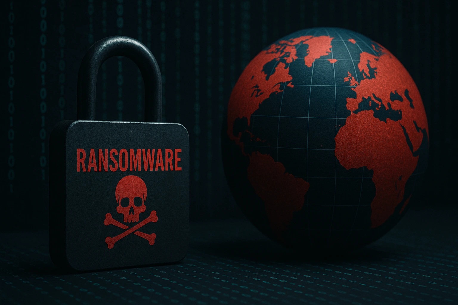 Global ransomwarevåg: Tusentals företag drabbade under 2025