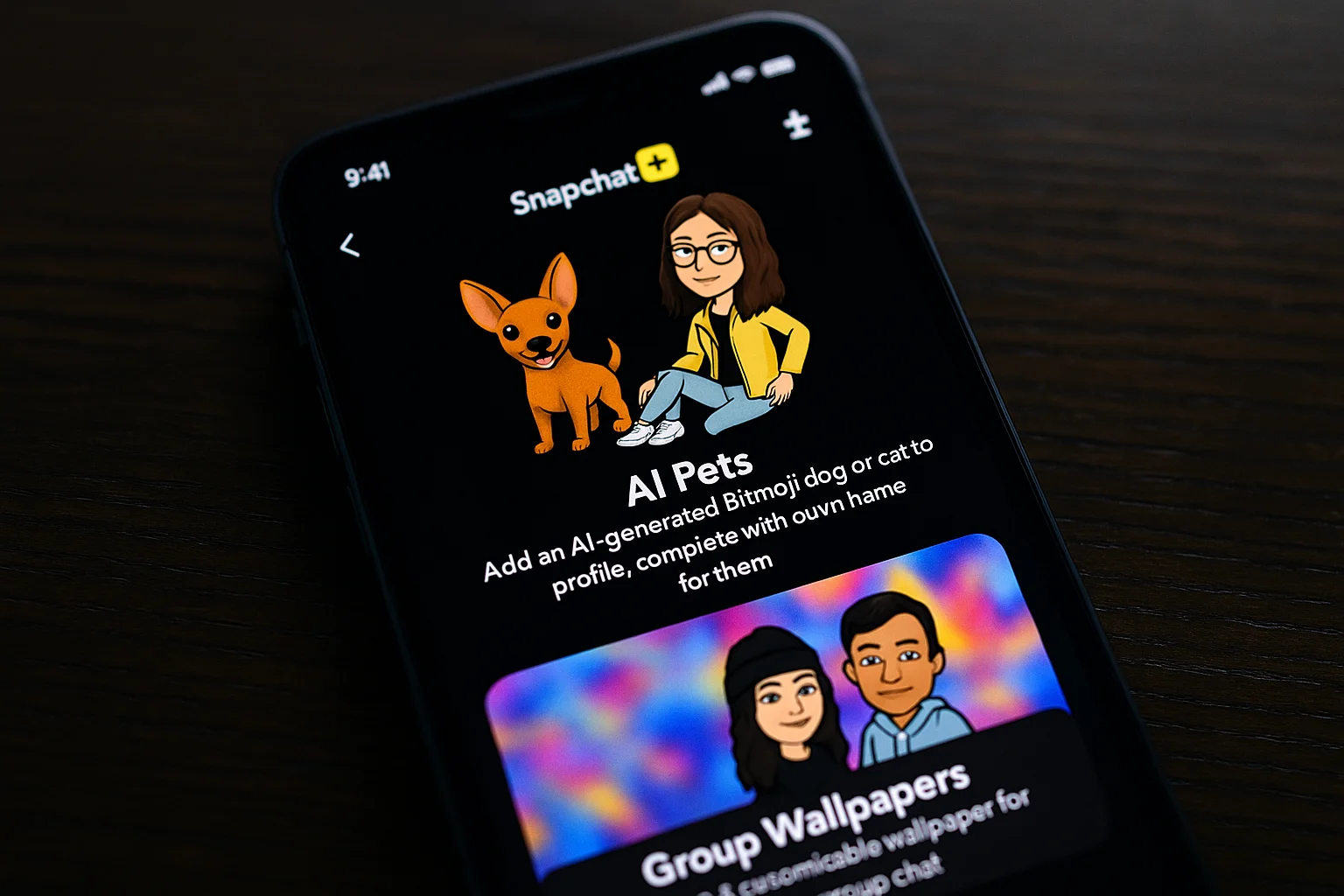 Snapchat+ AI-husdjur och gruppbakgrunder stärker chattpersonaliseringen