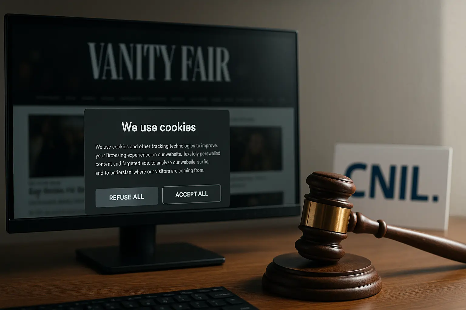 CNIL bötfäller Vanity Fairs utgivare för olaglig cookie-hantering