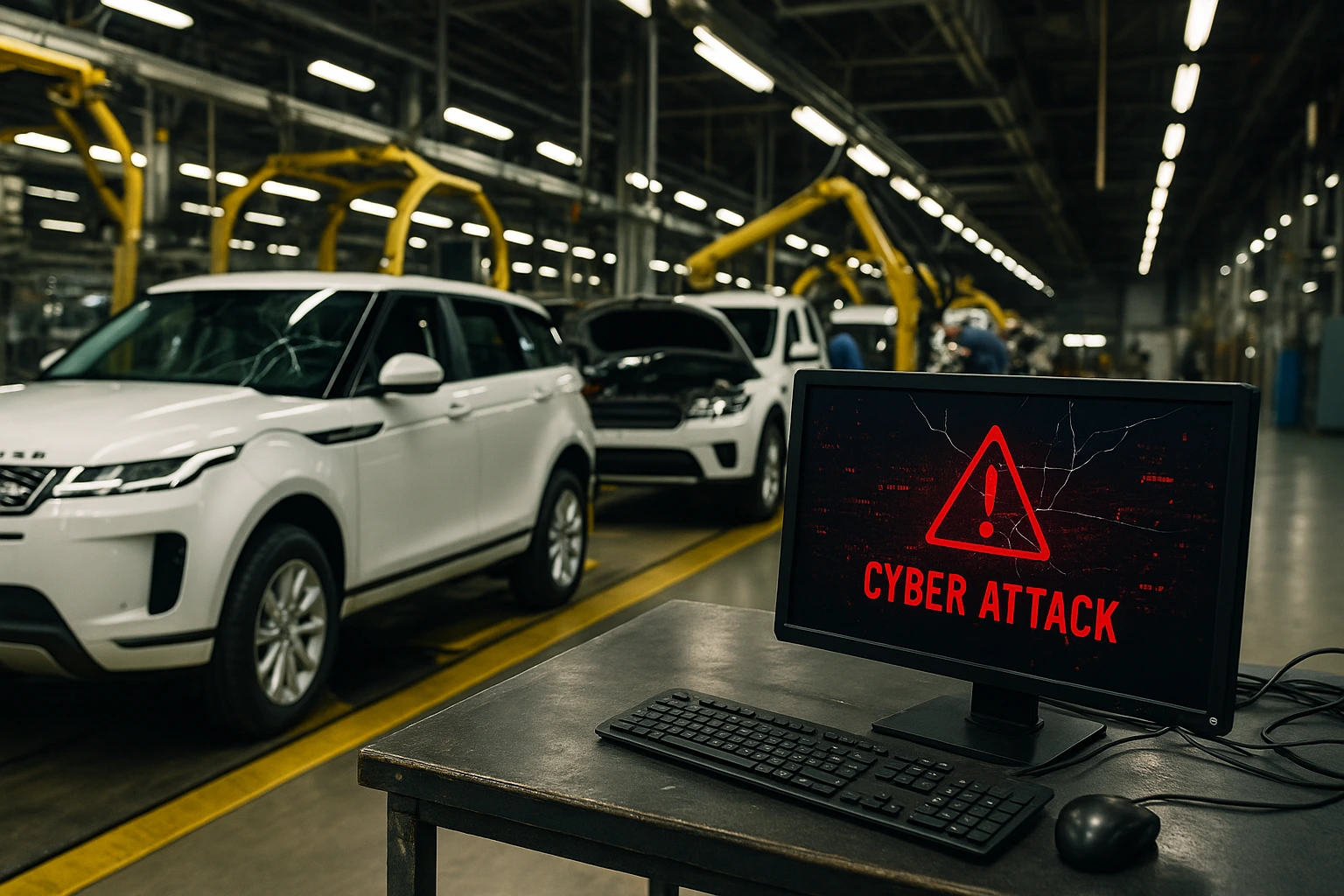 Cyberattacken mot Jaguar Land Rover försvagar Storbritanniens ekonomiska tillväxt