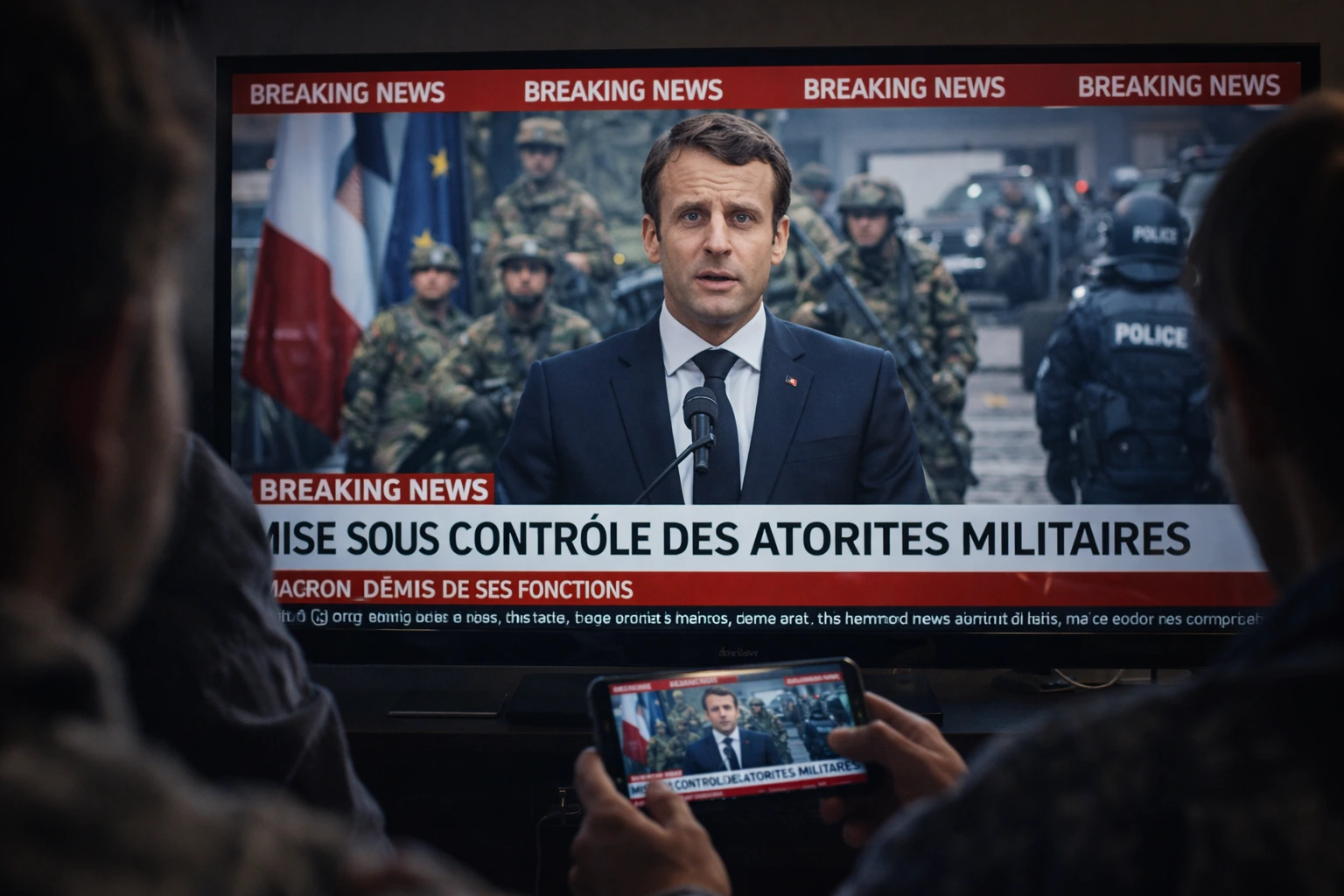 AI-kuppvideo i Frankrike väcker ilska efter att falskt Macron-klipp sprids