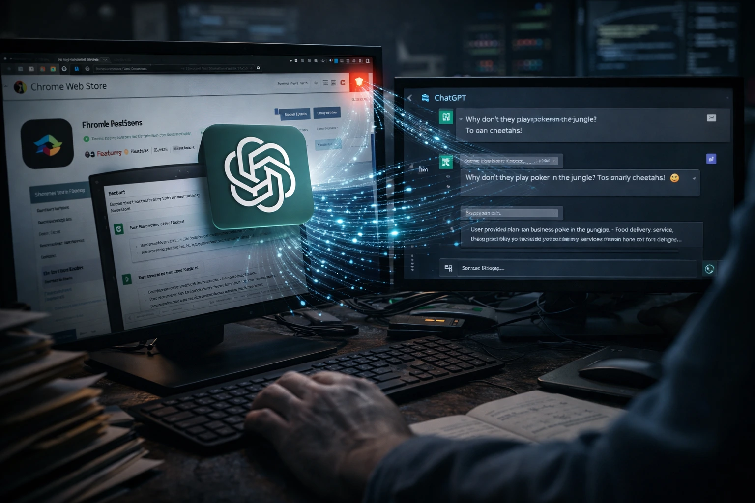 Chrome extensions steal ChatGPT data from unsuspecting users