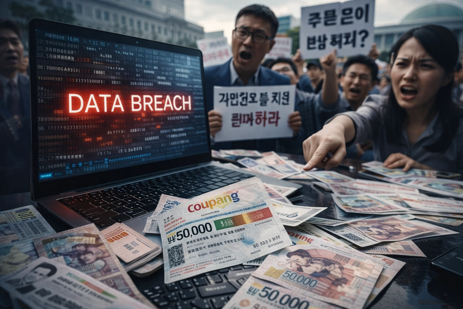 Coupang-databrud udløser kompensationsreaktion på 1 milliard dollar