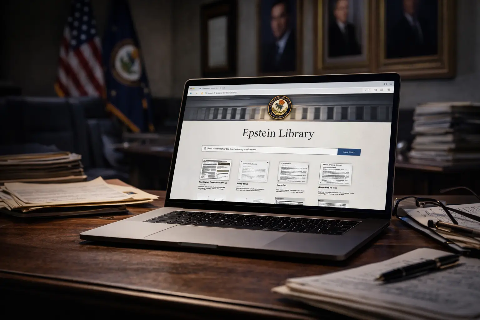 USA:s justitiedepartement skapar sökbar Epstein-databas