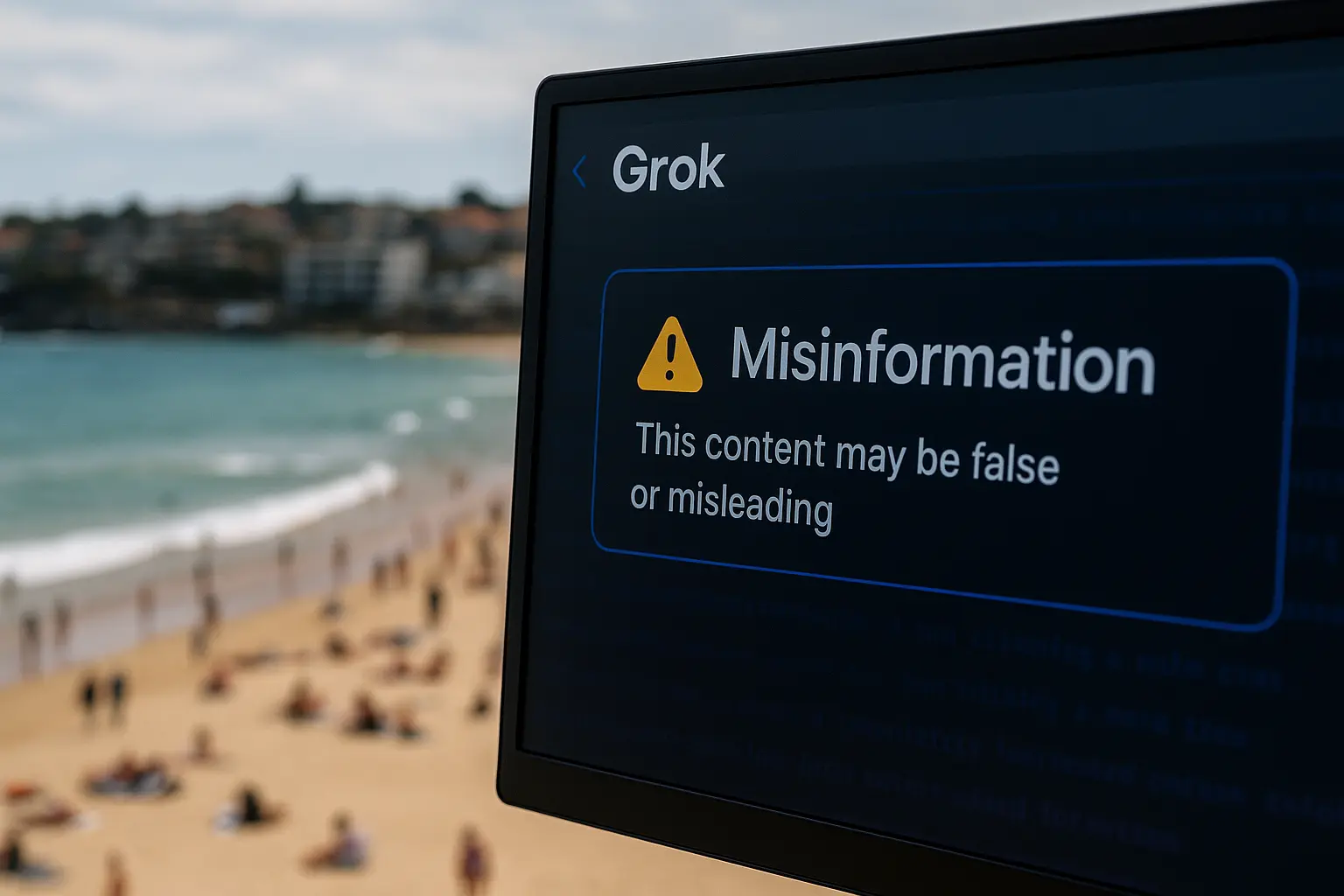 Grok-Fehlinformationen sorgen nach dem Vorfall am Bondi Beach für Besorgnis