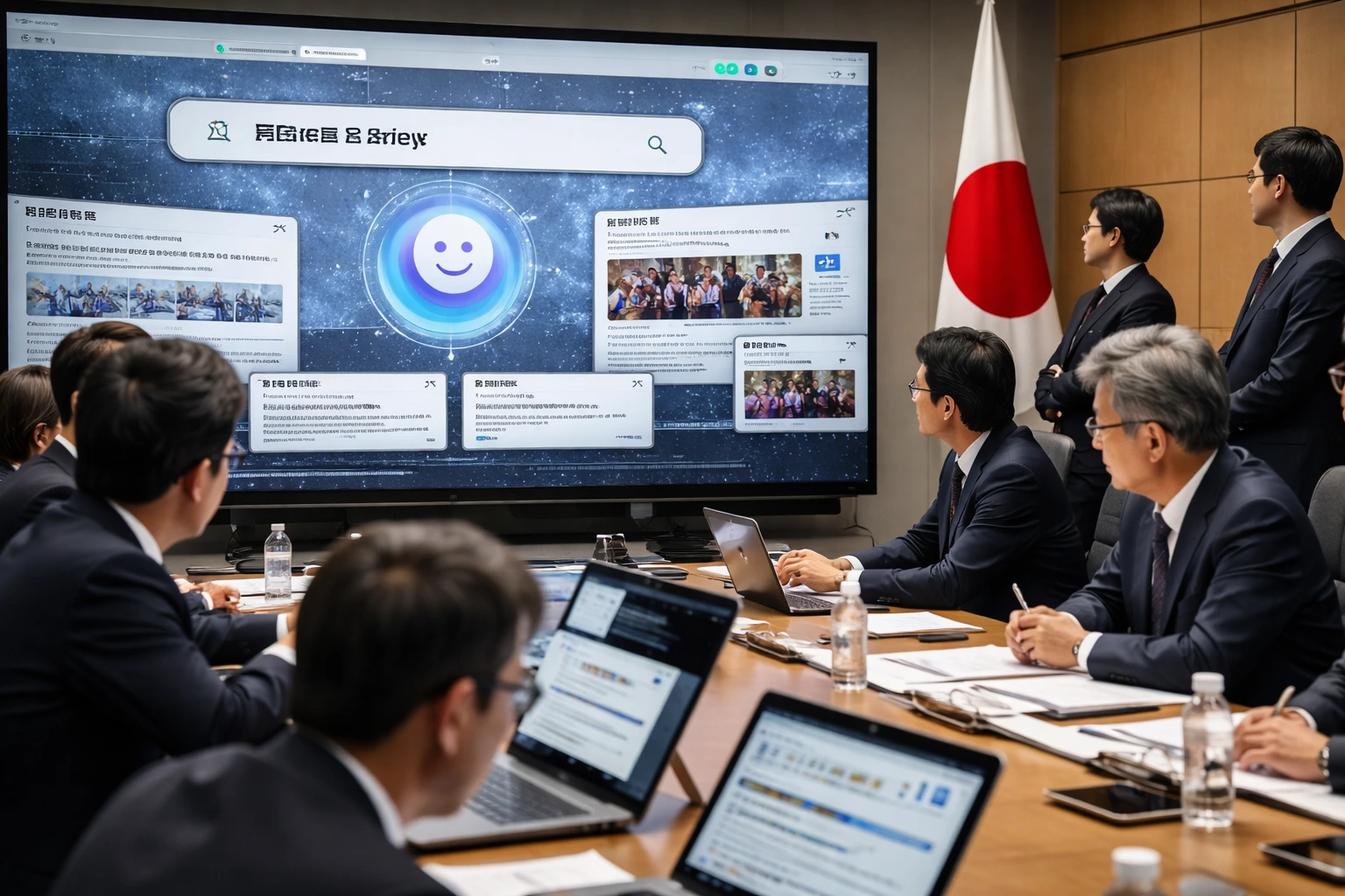 Japans AI-granskning riktar in sig på söktjänster