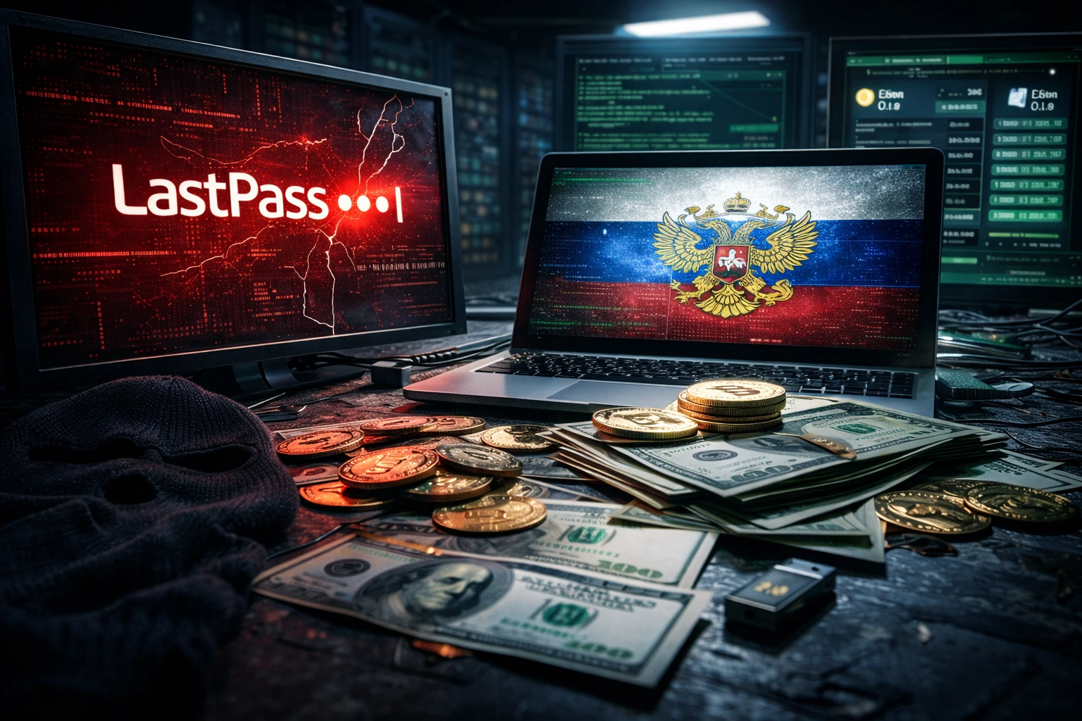 LastPass crypto thefts linked to Russian cybercriminal networks