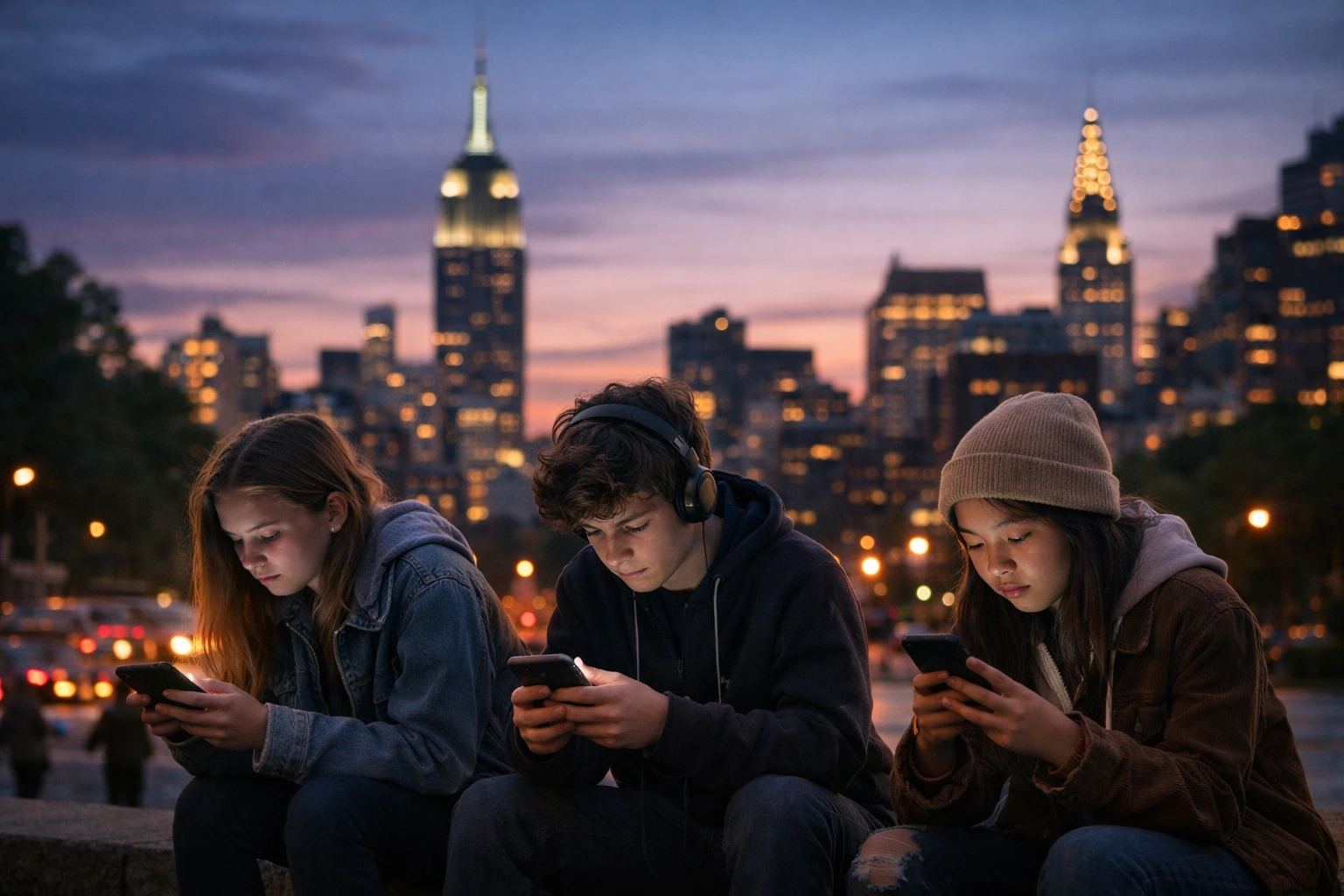 New York kräver varningar om psykisk hälsa på sociala medier för unga