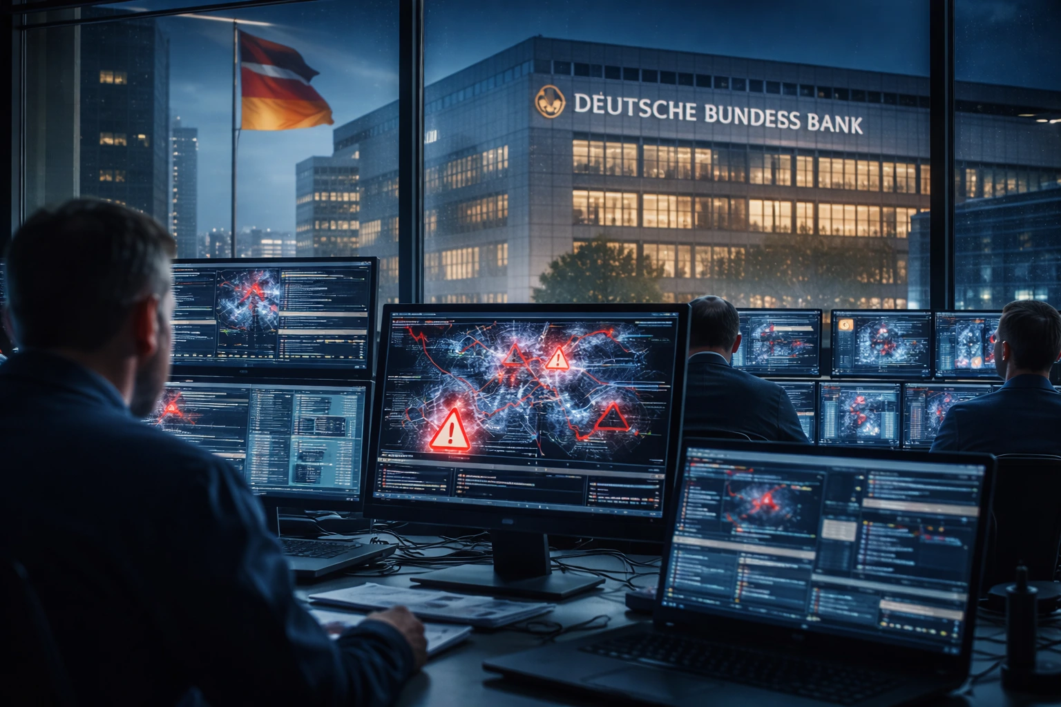 Bundesbanks cyberattacker ökar kraftigt när Tyskland varnar för växande hot