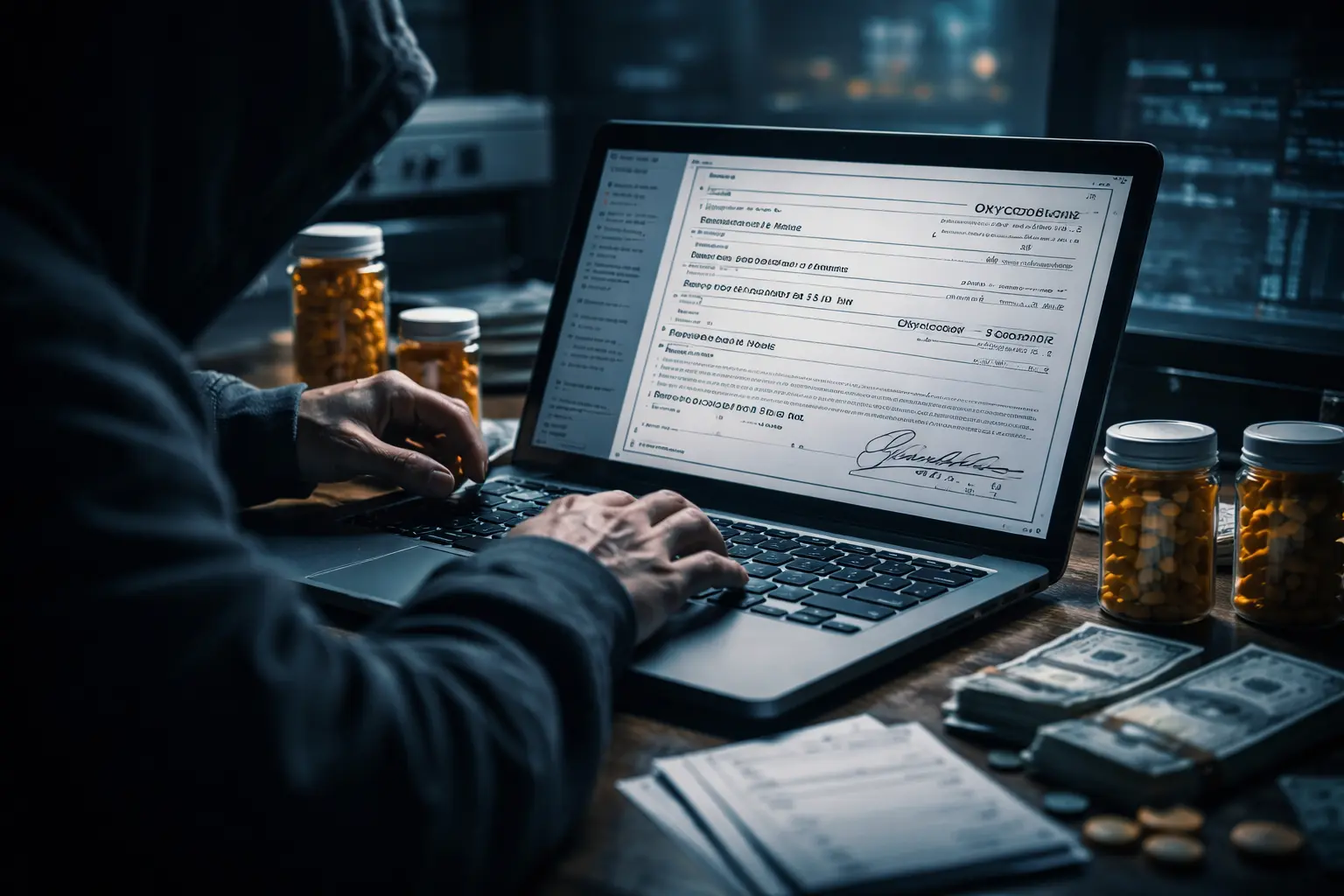 Cyberliga utger sig för läkare och utfärdar illegala recept