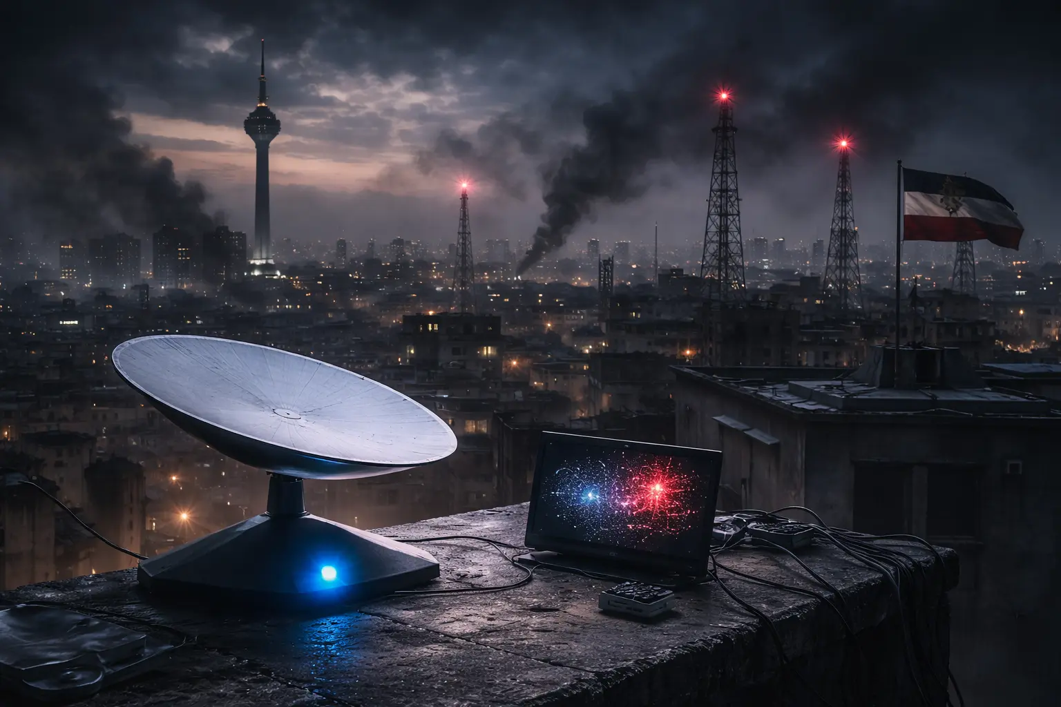 Irans Starlink-nedstängning stör satellitinternetåtkomst
