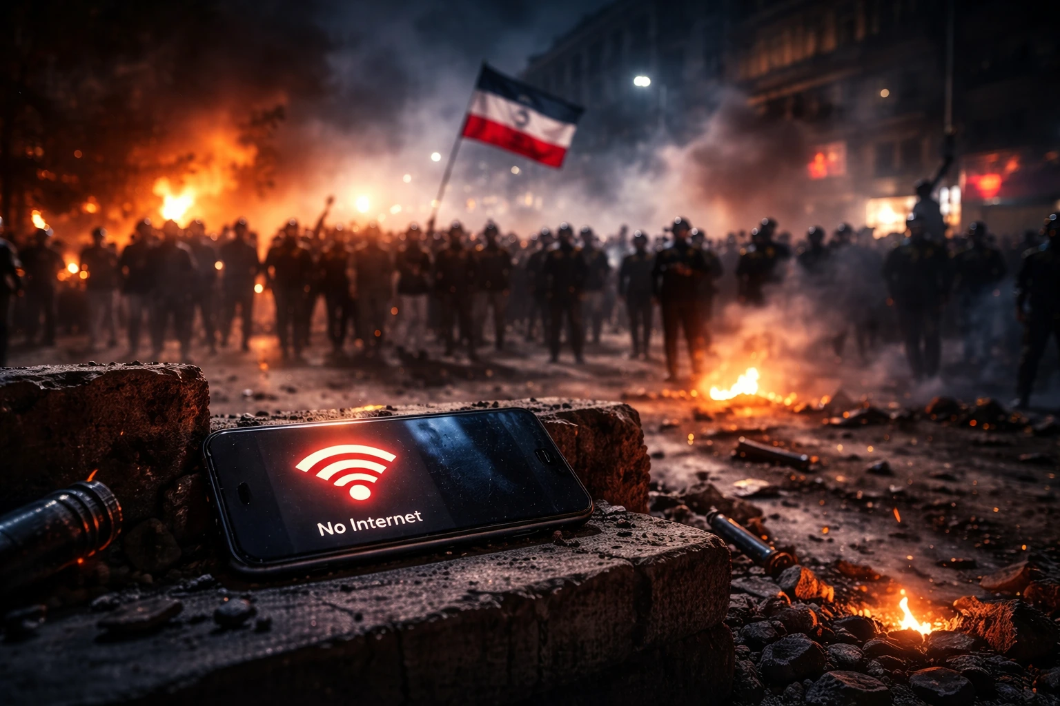 Irans internetnedstängning bryter kommunikationen när protesterna tilltar