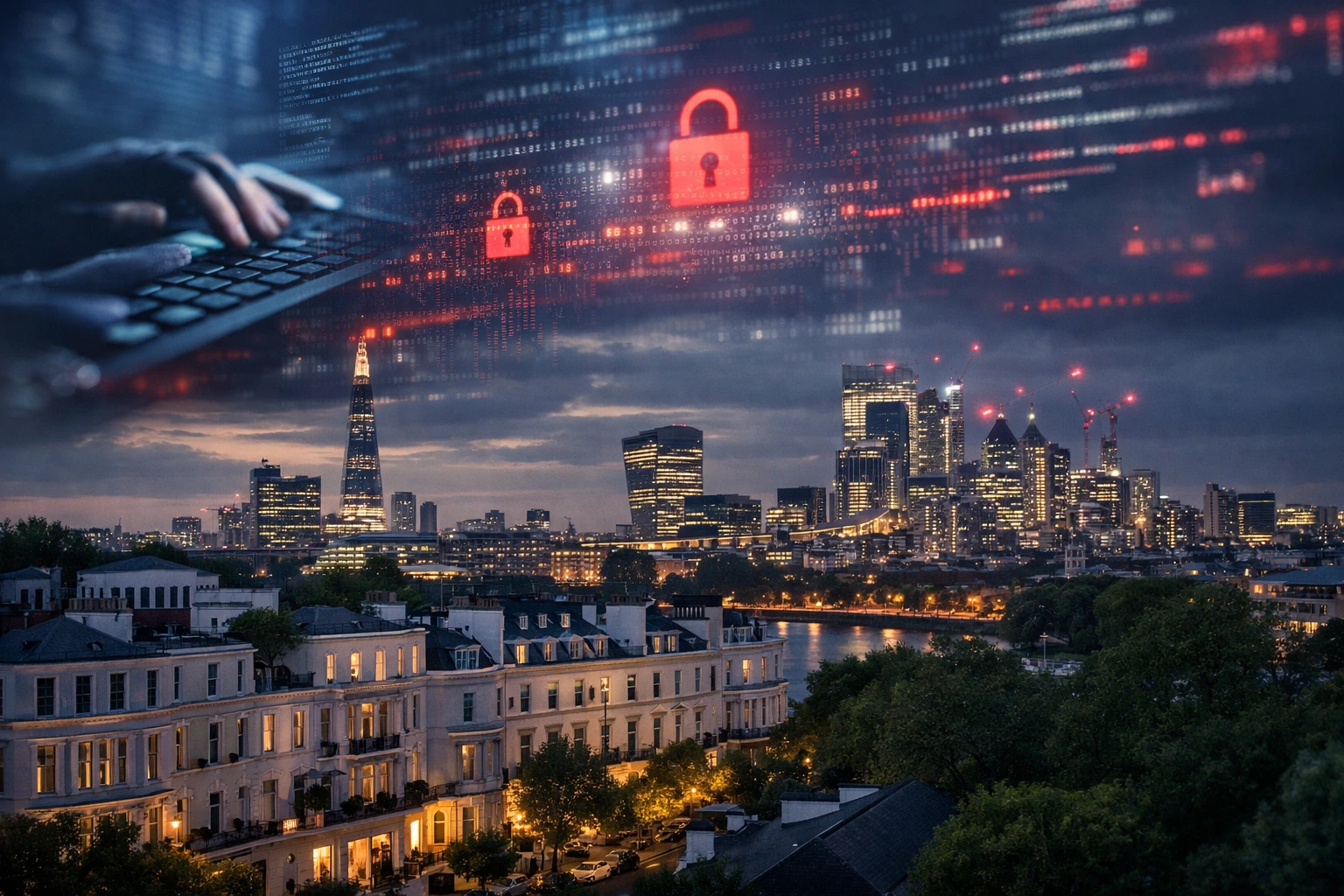 London-cyberattacker stör marknaden för exklusiva fastigheter