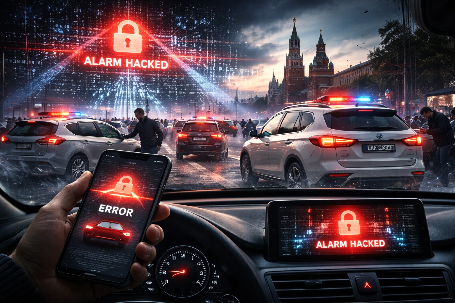 Russian car alarm cyberattacks disrupt connected vehicles nationwide