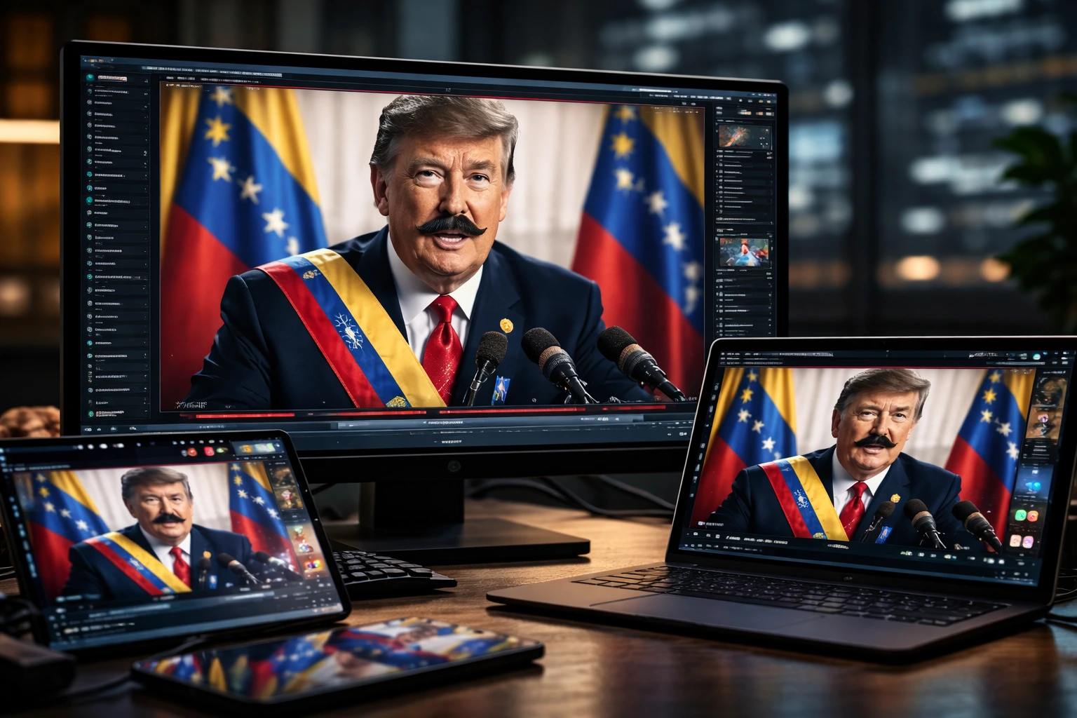 Trump AI Maduro Video Sparks Concern Over Political Deepfakes
