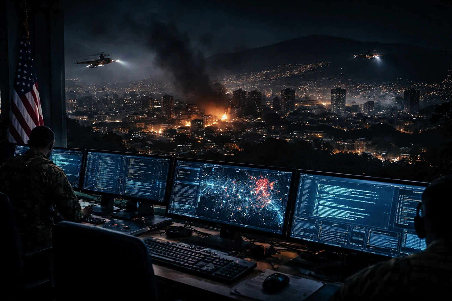 USA:s cyberroll i strömavbrottet i Caracas bekräftad under operation
