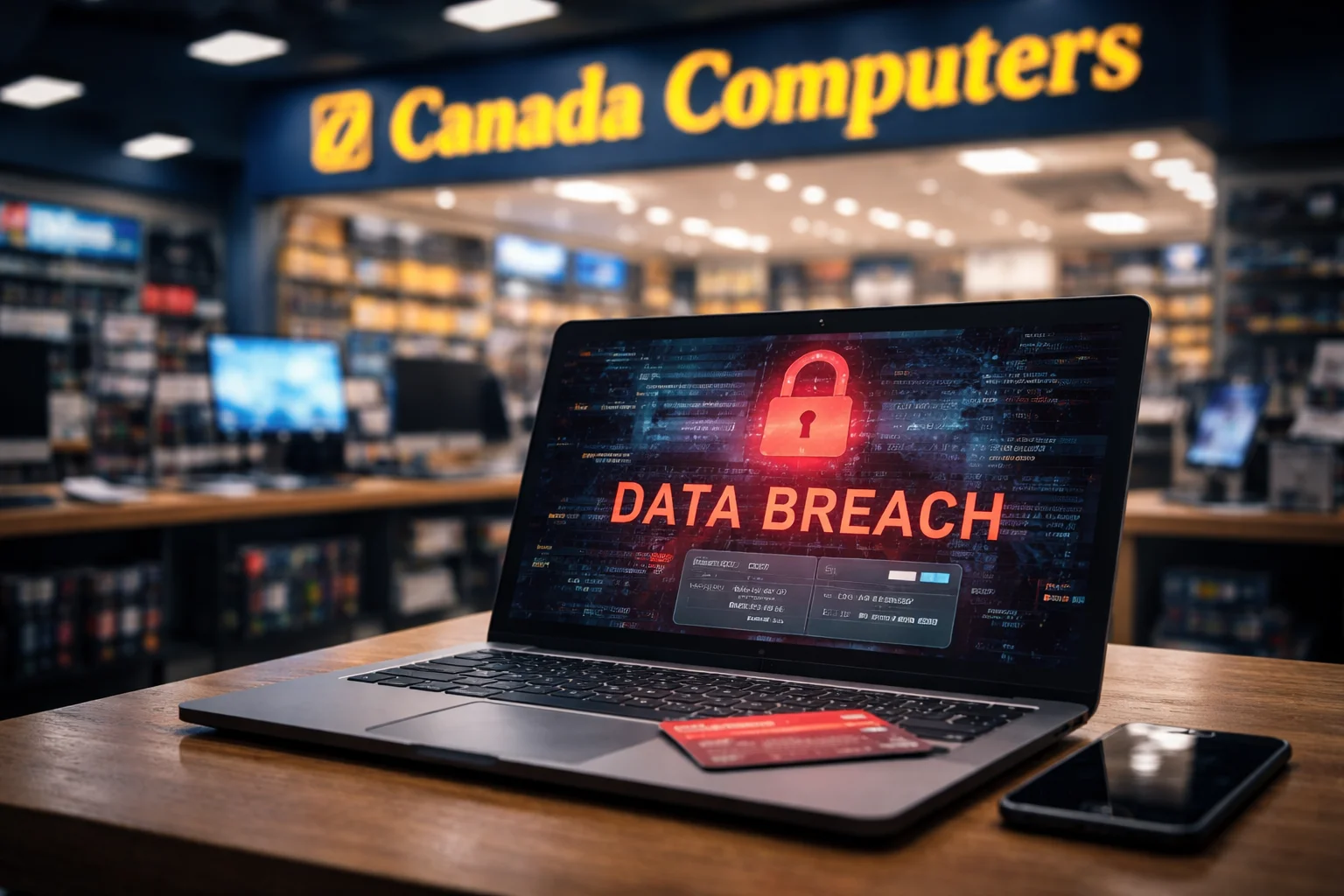 Canada-Computers-Datenleck legt Zahlungsdaten von Kunden offen