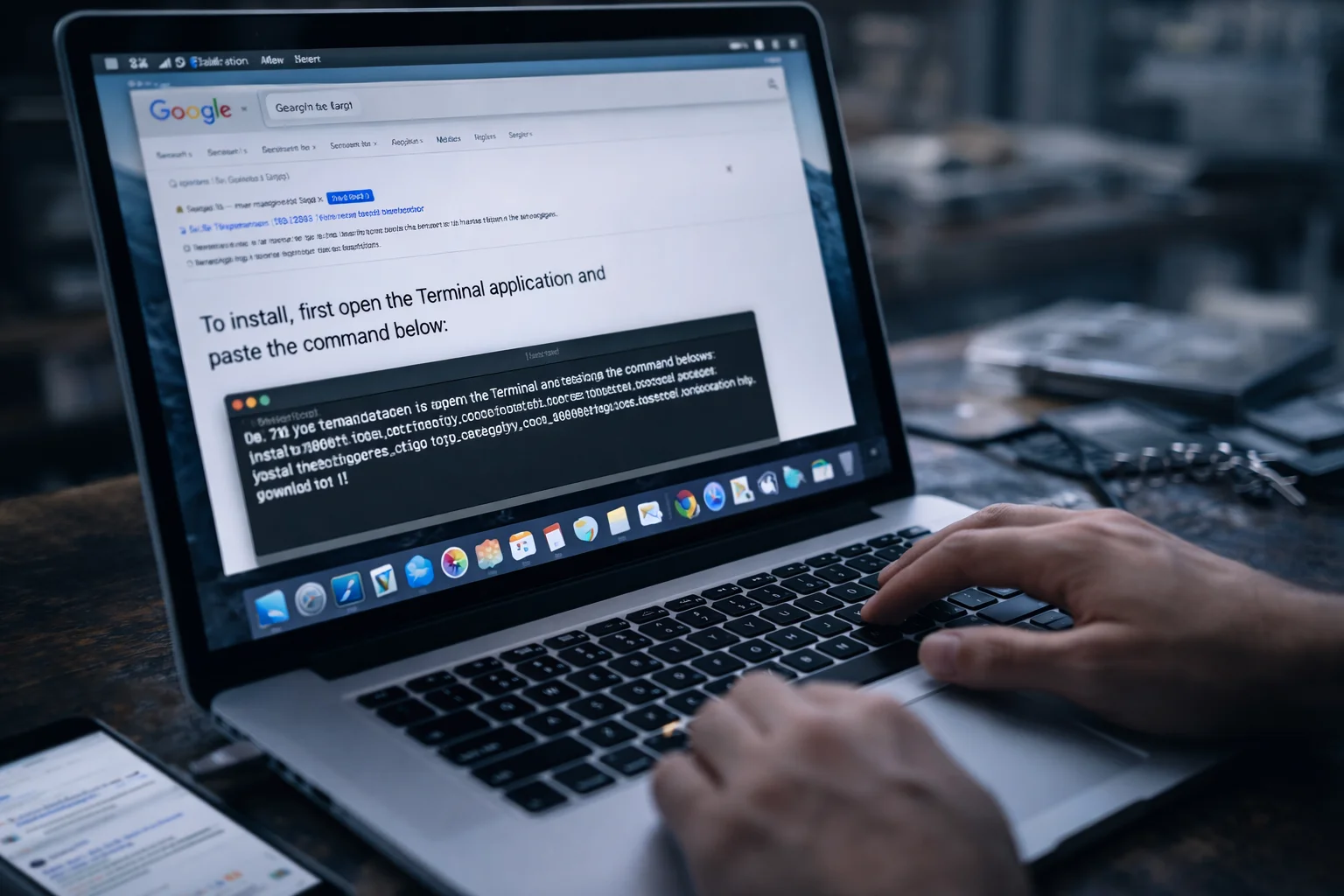 Mac-infostealer via Google Ads lurer macOS-brukere