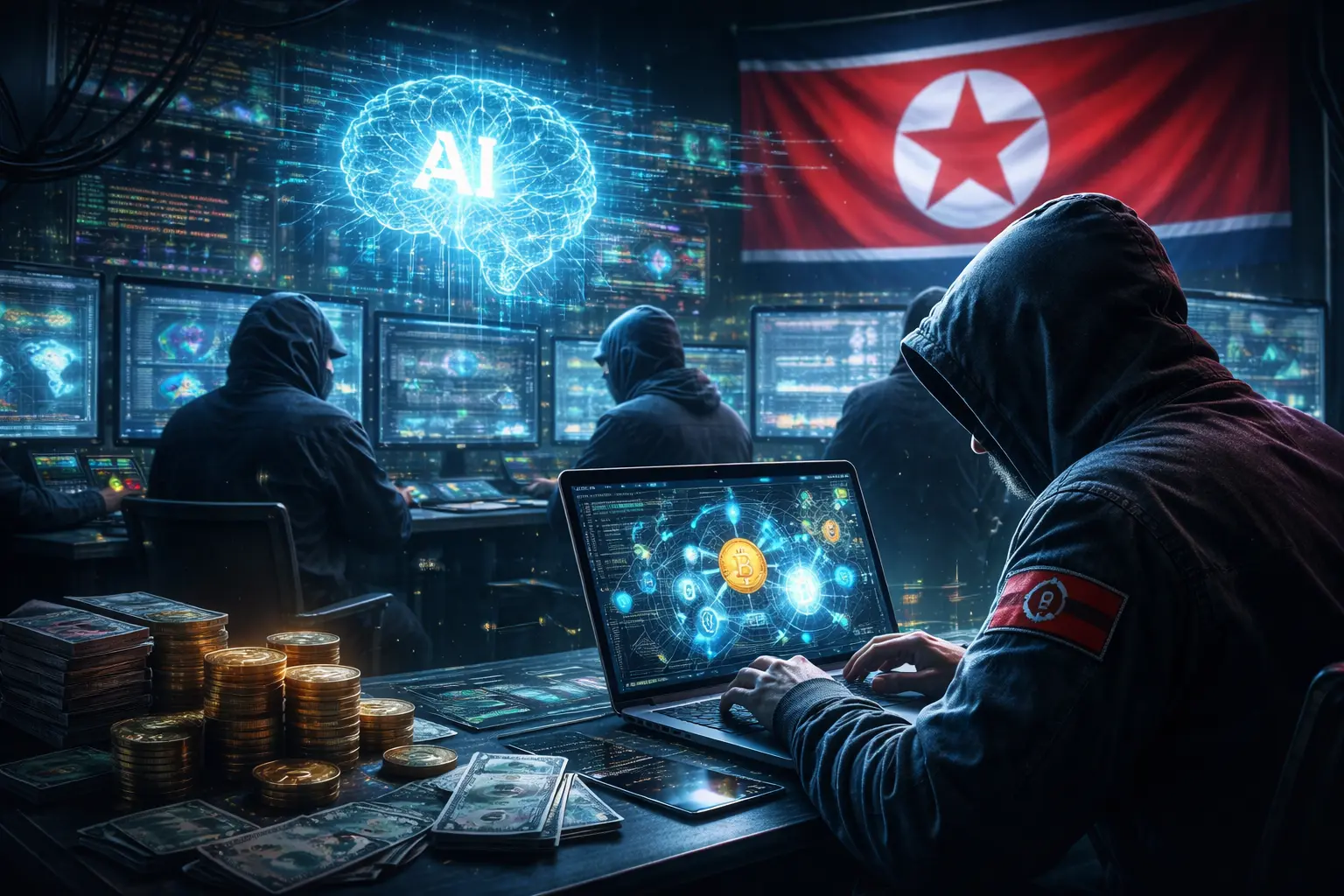 North Korea AI crypto theft