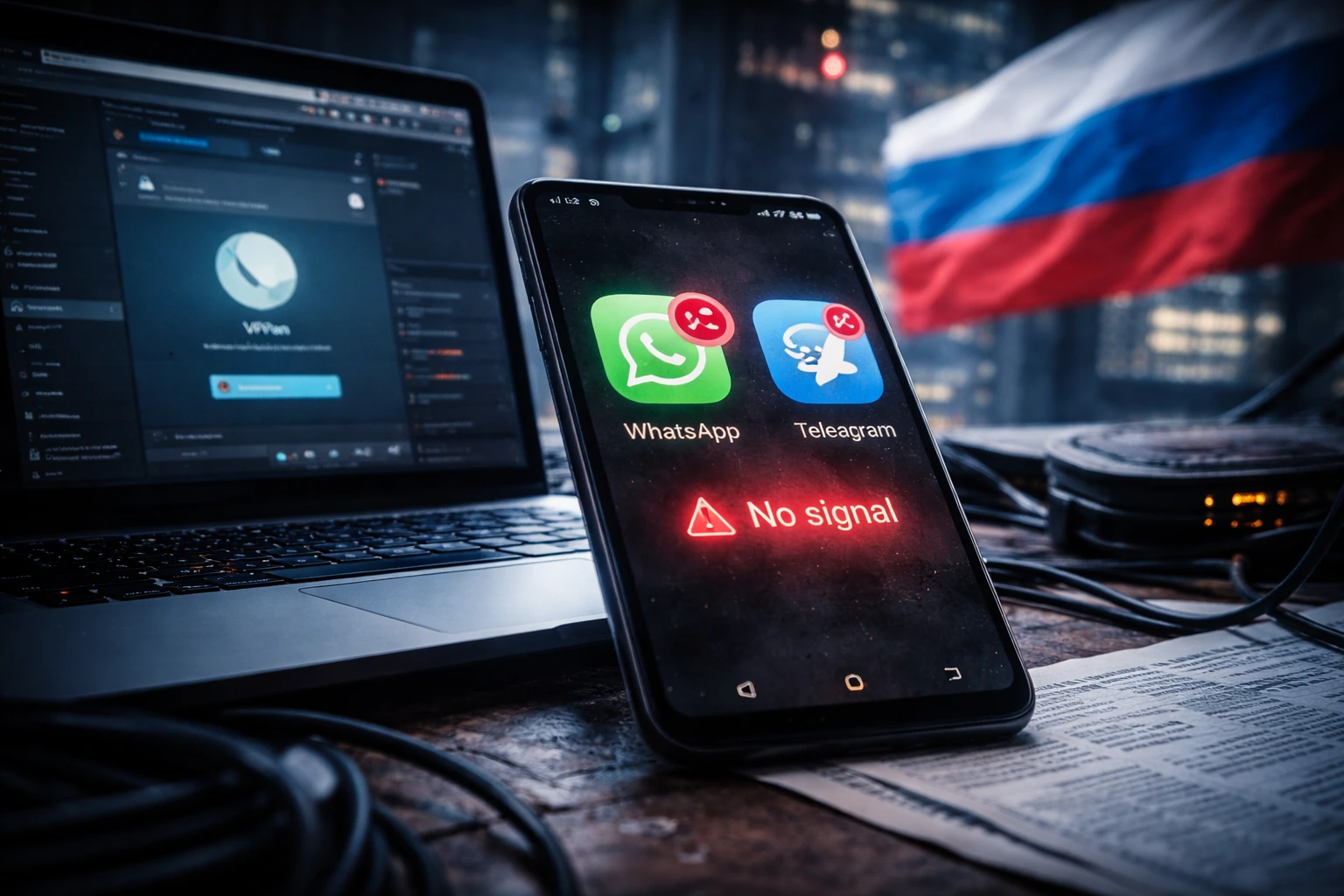 Russia messaging blockade disrupts WhatsApp and Telegram access