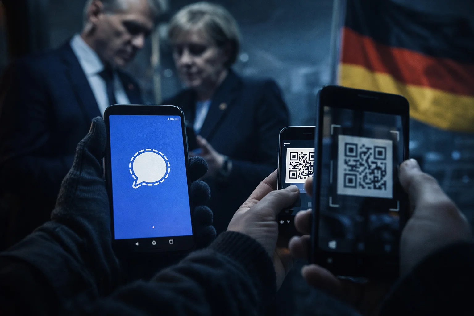 Signal-kontokapringskampanje retter seg mot tyske senioroffiserer