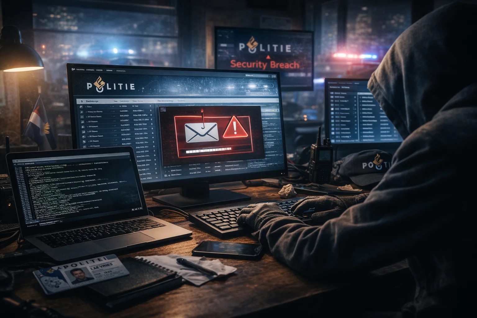 Phishingangriff auf niederländische Polizei führt zu Datenleck