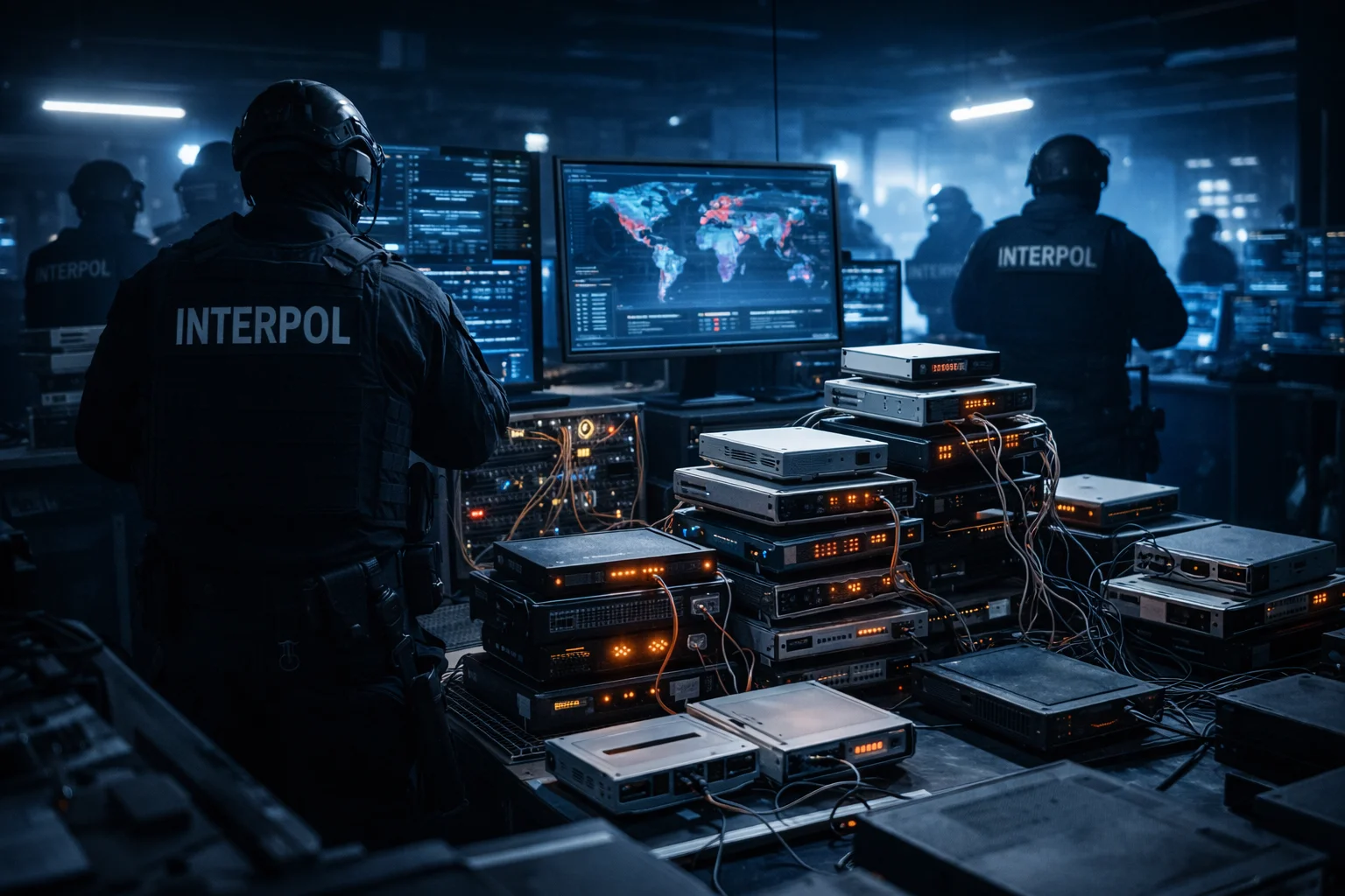 INTERPOL website takedown