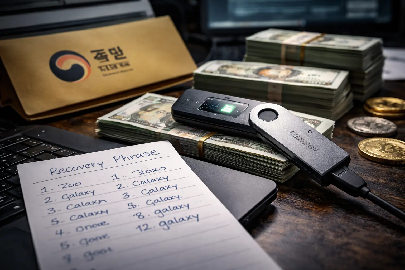 Durchgesickertes Wallet-Seed einer koreanischen Steuerbehörde führte zu Diebstahl von 4,8 Millionen US-Dollar