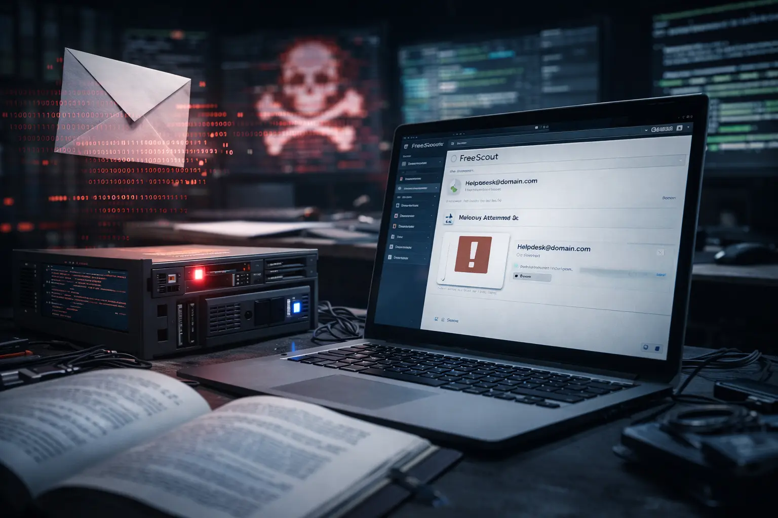 Mail2Shell attack enables zero-click takeover of FreeScout servers