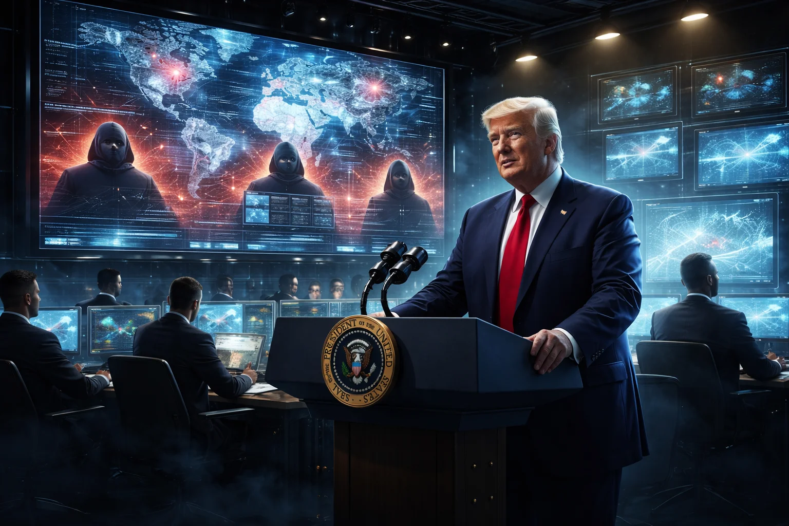 Trump Cyber Strategy Targets Global Scam Networks