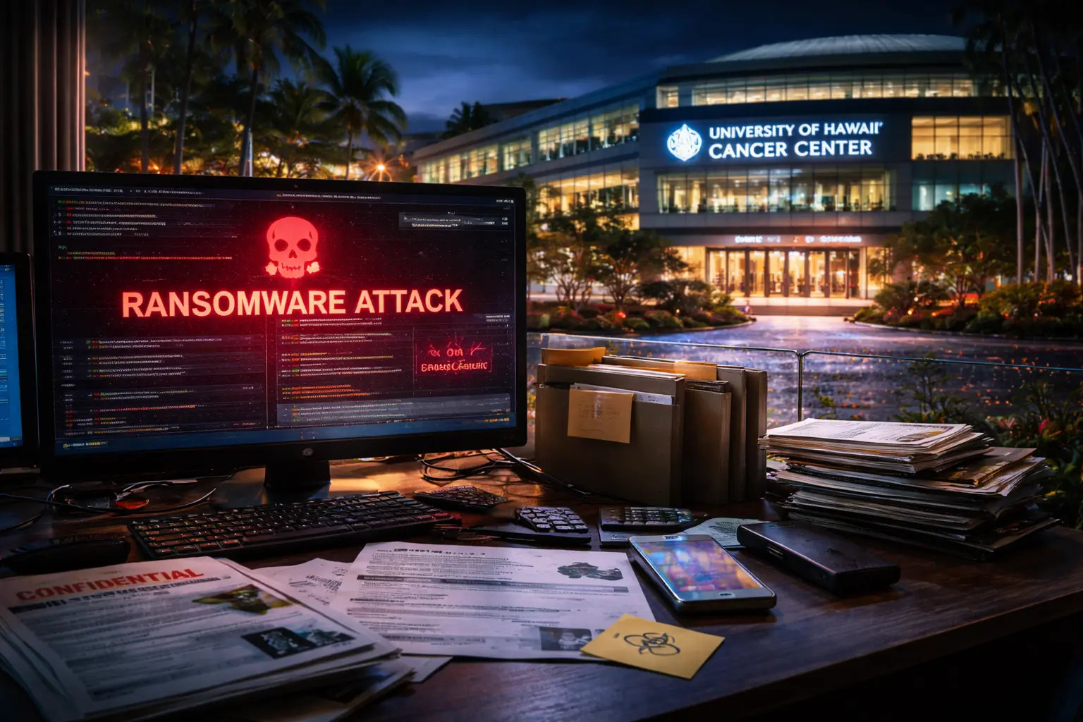 Ransomwareangreb mod University of Hawaii Cancer Center påvirker 1,2 millioner personer