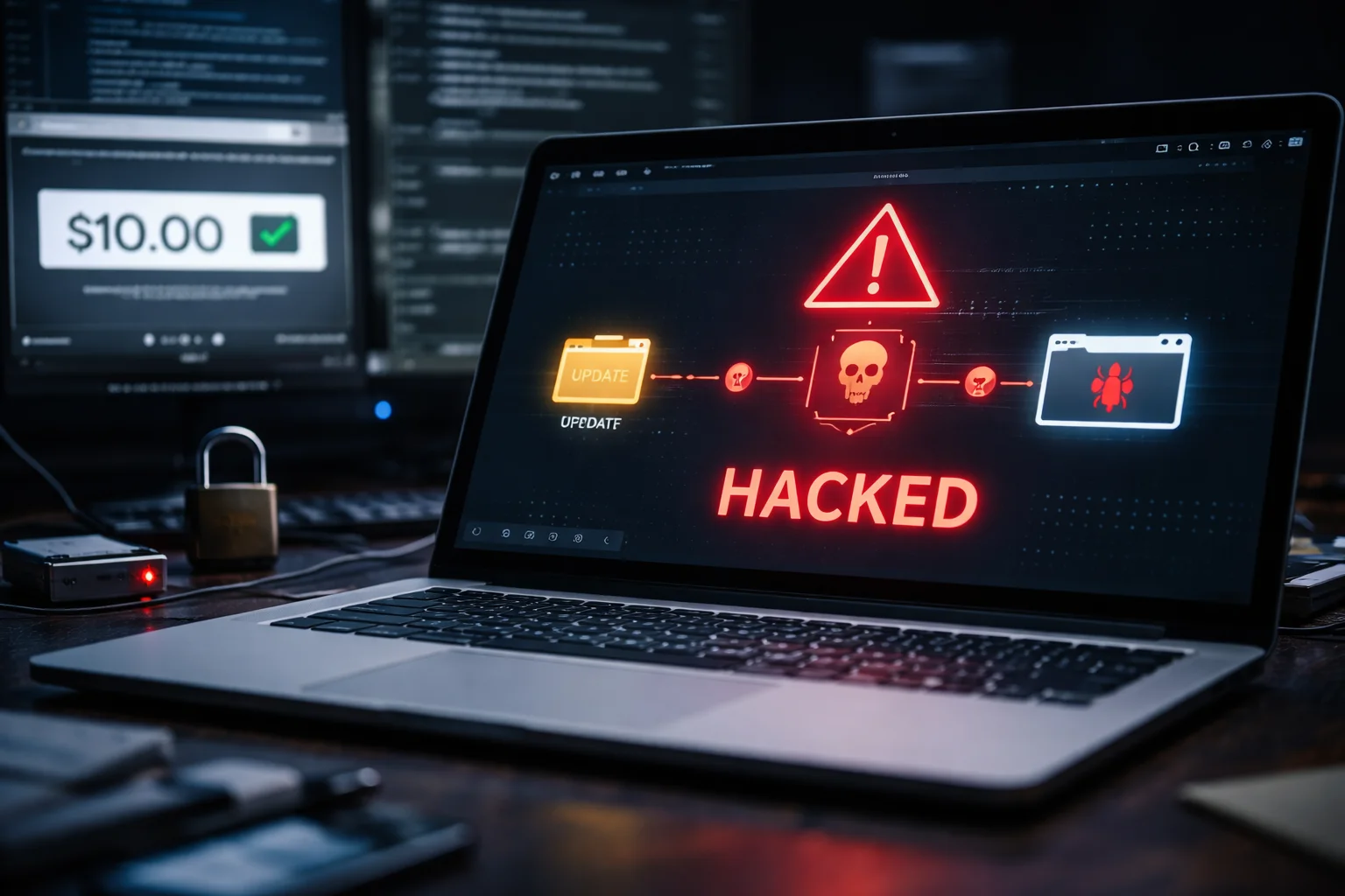 Adware supply chain hijack