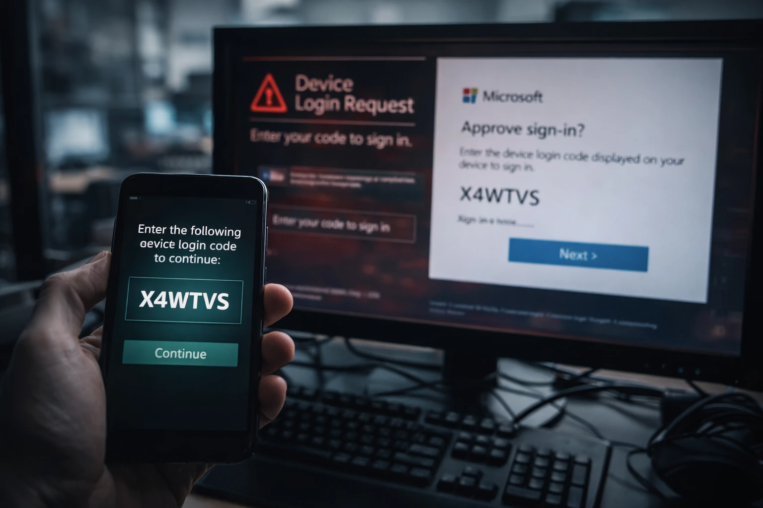 Device-Code-Phishing-Angriffe steigen um das 37-Fache
