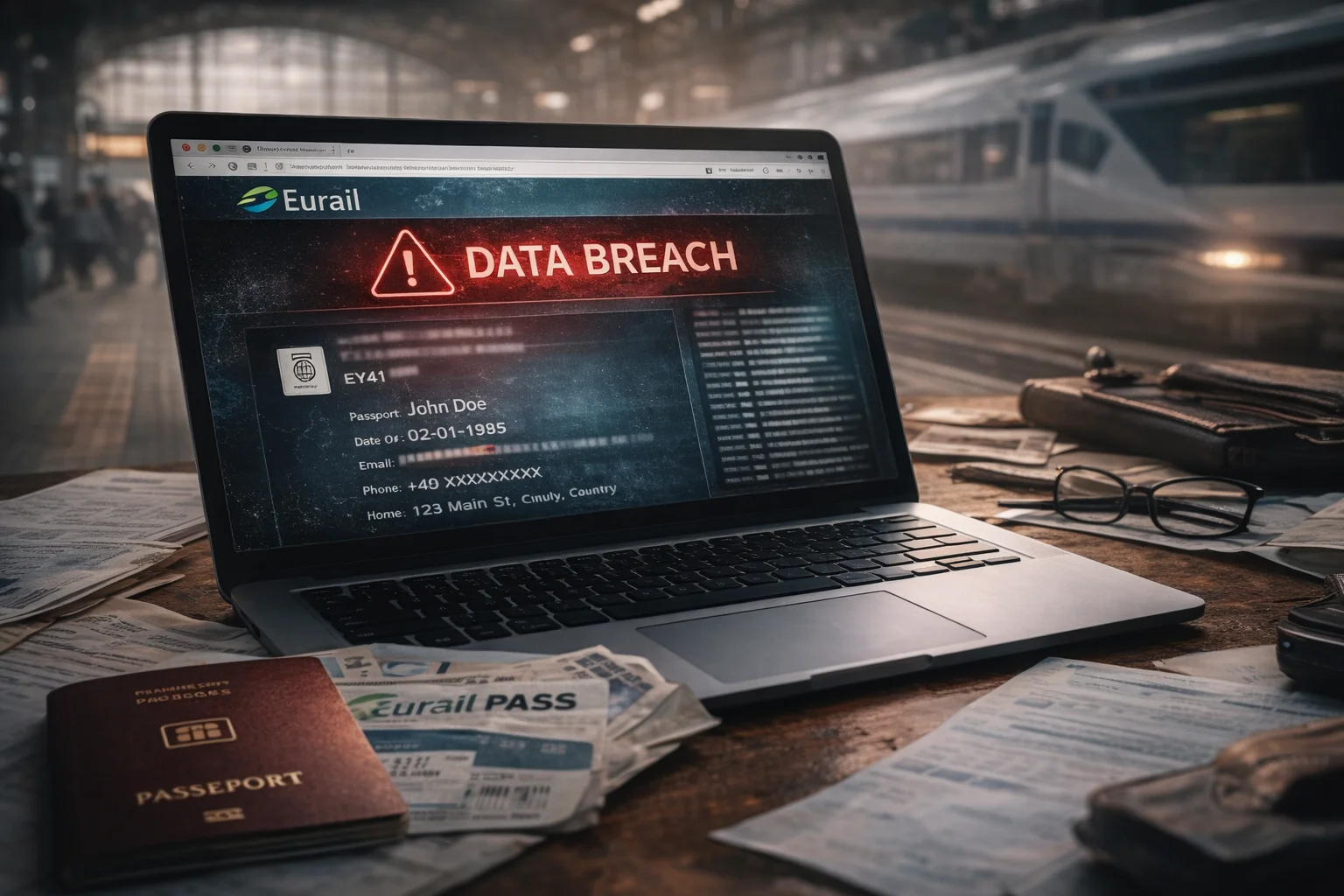 Eurail-dataläcka exponerar data från 300 000 resenärer