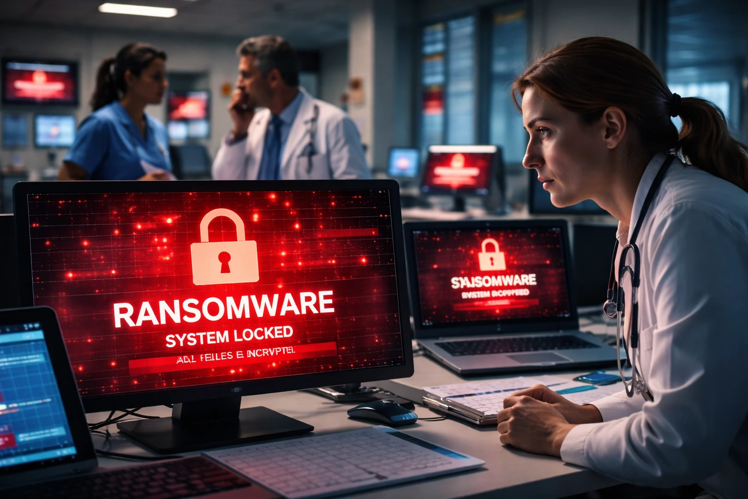 Hospital ransomware attack forces system shutdowns