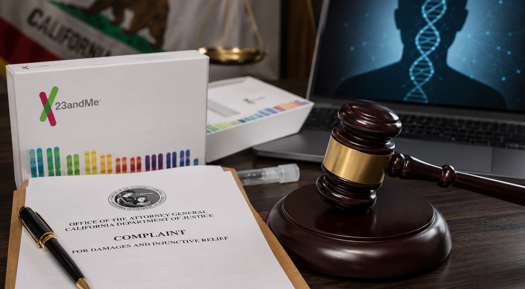 23andMe Health Data Breach Triggers Lawsuit From California AG