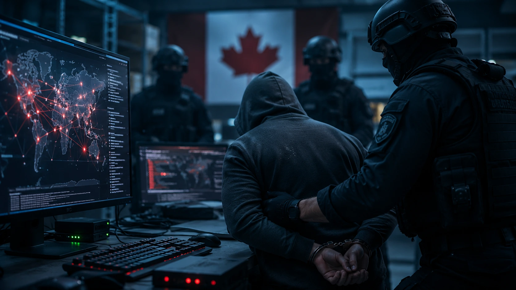 Betreiber des KimWolf-Botnetzes in Kanada festgenommen