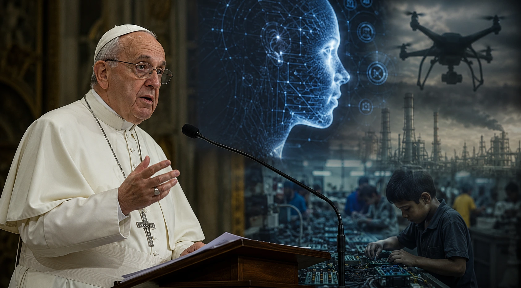 Papst-Warnung zur KI-Branche rückt Ausbeutungsrisiken in den Fokus