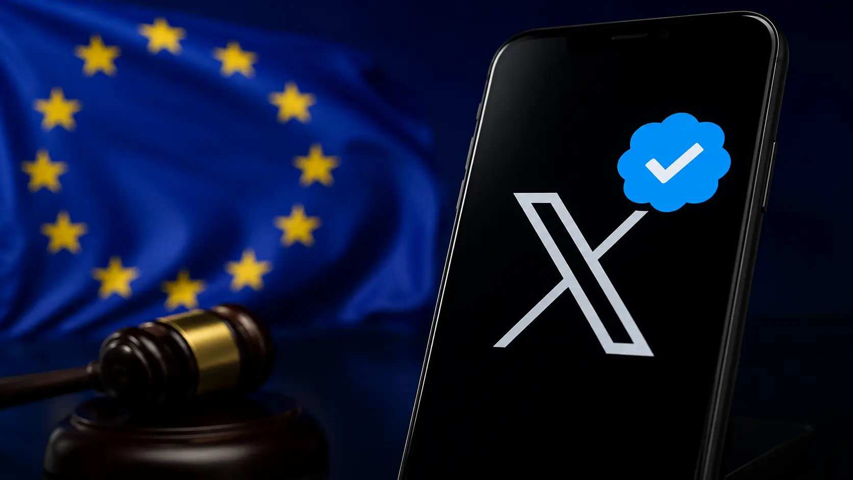 Das blaue Verifizierungsabzeichen von X könnte in Europa vor großen Veränderungen stehen