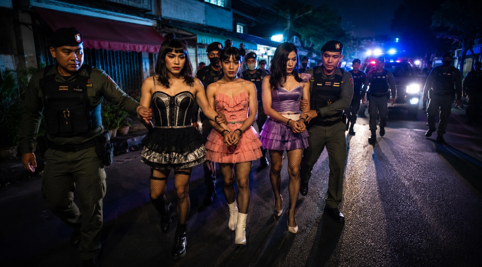AI-politibilde skaper forvirring etter viral Thailand-razzia
