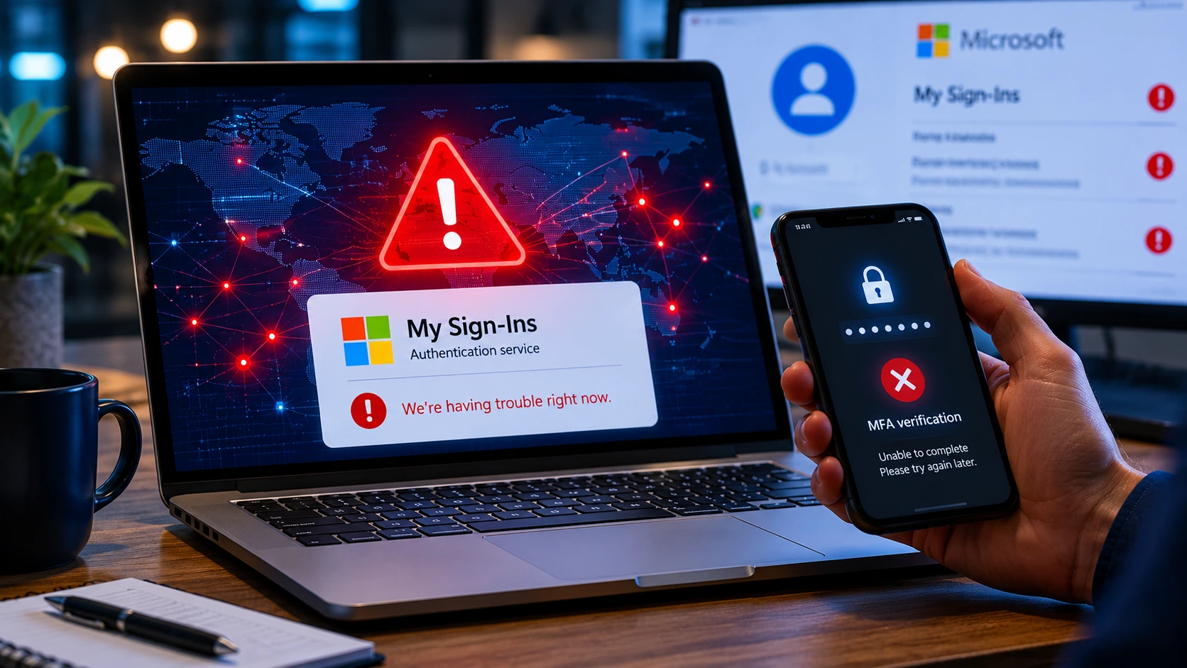 Microsofts MFA-brudd forstyrrer My Sign-Ins-plattformen